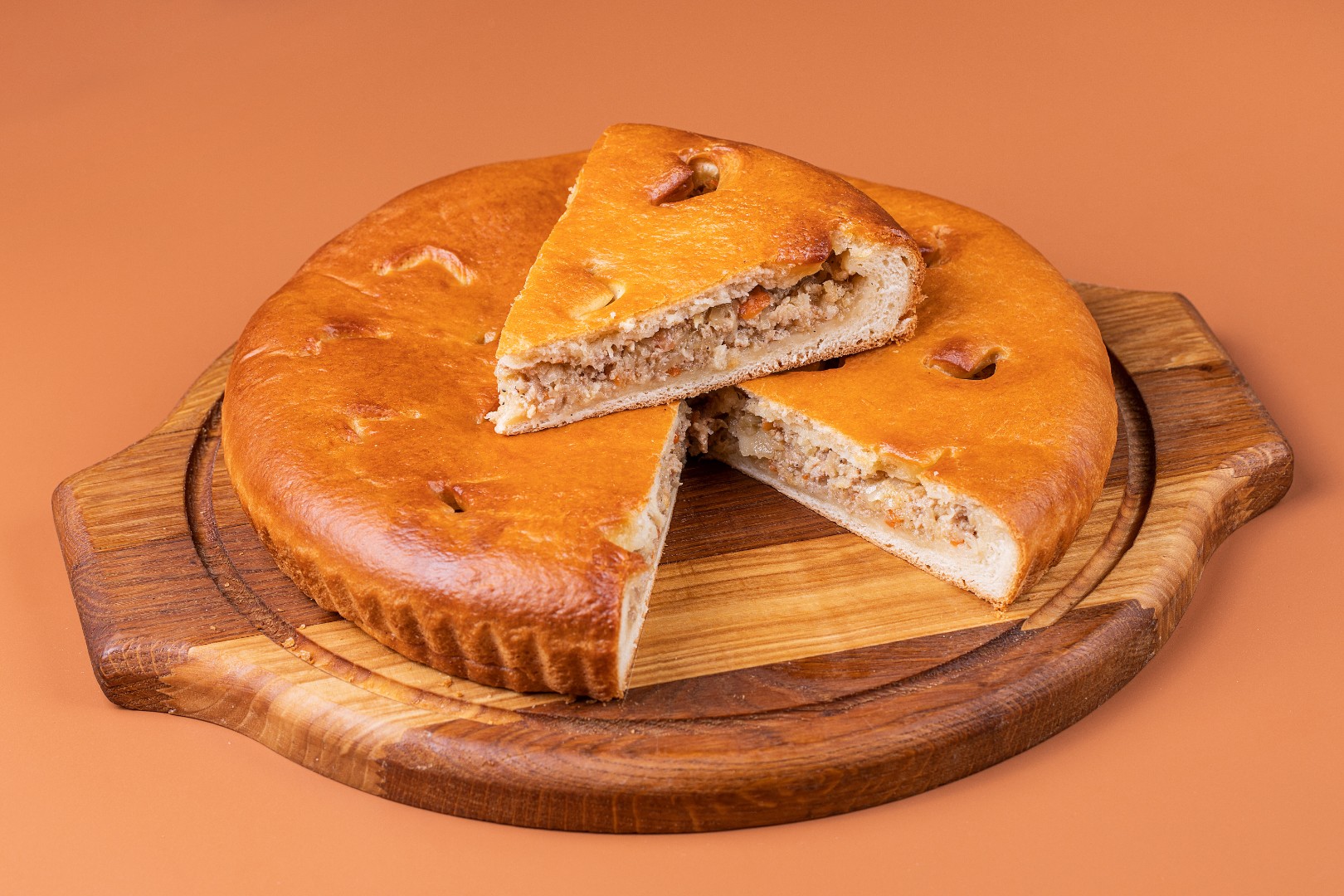 Пирог с мясом и капустой Пирог с мясом и капустой